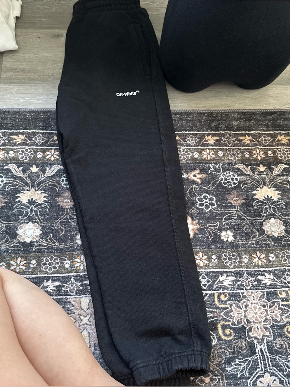 Off-White™ Black Logo Sweatpants kids